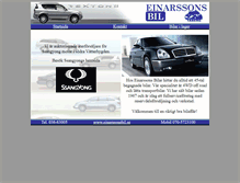 Tablet Screenshot of einarssonsbil.se